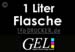IPS �lbasierende Tinte, 1 Liter Tinte <br>f�r Seiko IP 4500 / Xerox X2 / OCE PP 5000