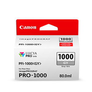 CANON Tinten <b>Grau</b> PFI-1000GY, 80 ml, fr iPF Pro 1000