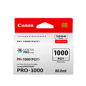 CANON Tinten <b>Photo Grau</b> PFI-1000PGY, 80 ml, für iPF Pro 1000