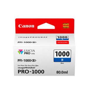 CANON Tinten <b>Blau</b> PFI-1000B, 80 ml, fr iPF Pro 1000