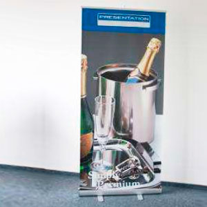 EMBLEM EASY VALUE Roll Up Display<br />Display Maße: 85 cm x 200 cm