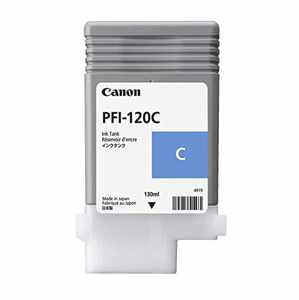 CANON Tinten <b>CYAN</b> PFI-120c 130 ml, <br />fr iPF TM-200 TM-300, TM-205, TM-305