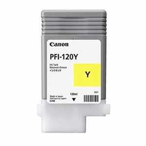 CANON Tinten <b>GELB</b> PFI-120mbk, 130 ml, <br />für iPF TM-200 TM-300, TM-205, TM-305