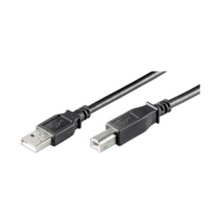 Kabel USB 2.0 A->B S/S 1,8 m, schwarz