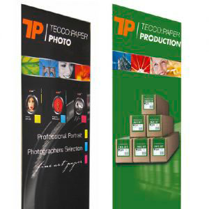 TECCO PRODUCTION Roll Up PET220 bestens geeignet fr Roll Up Displays | 220