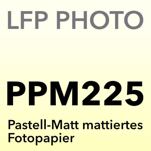 TECCO PHOTO PPM225 Pastell-Matt mattiertes Fotopapier fr Sepia- und SW-Aufnahmen | 225 g/qm