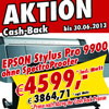 EPSON STYLUS PRO 9900 | ohne Spectroproofer <br />incl. Cash-Back Aktion, gültig bis 30.06.2013