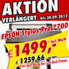 EPSON STYLUS PRO 7700 | Cash-Back Aktion, g�ltig bis 31.03.2012