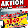 EPSON STYLUS PRO 9890 | mit Spectroproofer <br />incl. Cash-Back Aktion, gültig bis 30.06.2013