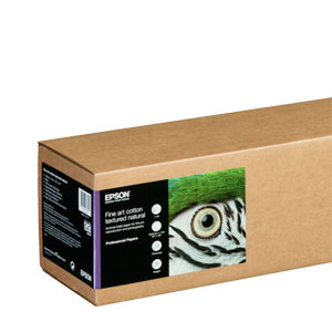 EPSON Fine Art Cotton Textured Natural, ein surefreies, archivfestes Papier aus 100% Baumwolle |300 g/qm