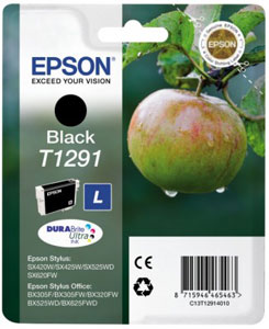 EPSON Tintenpatrone BLACK (L) DURABrite Ultra Tinte | T1291