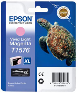 Original EPSON Tintenpatrone | Vivid Light Magenta|25,9ml | T1576