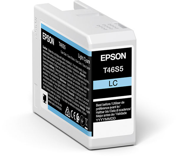 EPSON Tinte LIGHT CYAN, 25 ml <br>für Epson SureColor SC-P700