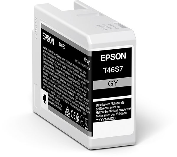 EPSON Tinte GRAY, 25 ml <br>für Epson SureColor SC-P700