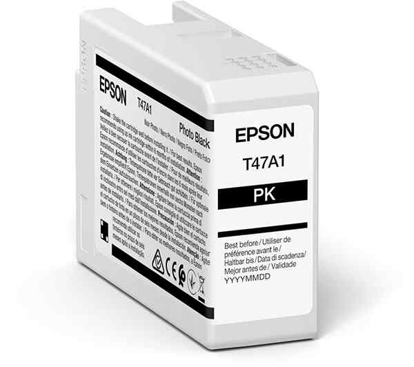 EPSON Tinte T47A1 PHOTO BLACK, 50 ml <br>fr Epson SureColor SC-P900