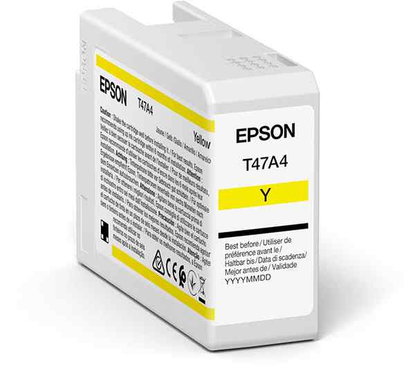 EPSON Tinte T47A4 YELLOW, 50 ml <br>für Epson SureColor SC-P900