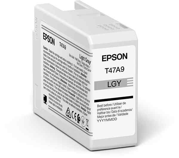 EPSON Tinte T47A9 LIGHT GRAY, 50 ml <br>fr Epson SureColor SC-P900