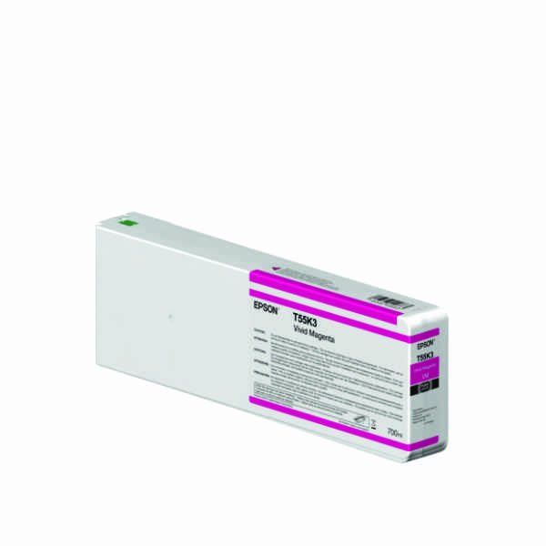 EPSON T55K3 VIVID MAGENTA, Tinte | 700 ml<br />fr Epson SureColor SC-P Serie