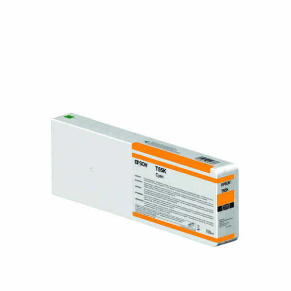 EPSON T55KA ORANGE, Tinte | 700 ml<br />fr Epson SureColor SC-P Serie