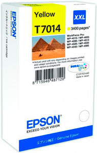 EPSON T7014 Tintenpatrone GELB (XXL) fr WP4000/4500 Series | 34,2 ml