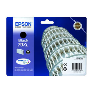 EPSON T7901 (XL)  BLACK (schwarz) Tintenpatronefr WF Pro 5xxx/46x0 Series | 41,8 ml