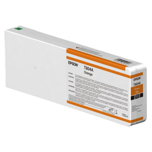 EPSON T804A ORANGE, Tinte | 700 ml<br />für Epson SureColor SC-P Serie