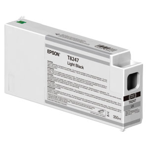 EPSON T8247 LIGHT BLACK, Tinte | 350 ml<br />für Epson SureColor SC-P Serie