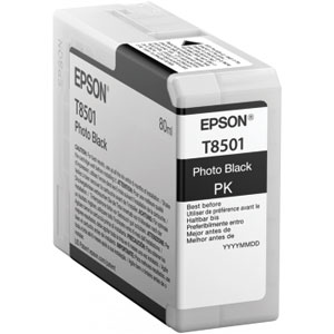 EPSON Tinte T8501 PHOTO BLACK, 80 ml<br />fr Epson SureColor SC-P800