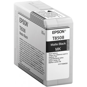 EPSON Tinte T8508 MATTE BLACK, 80 ml<br />für Epson SureColor SC-P800