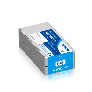 EPSON Tinte CYAN TM-C3500, SJIC22P(C), 32,6 ml