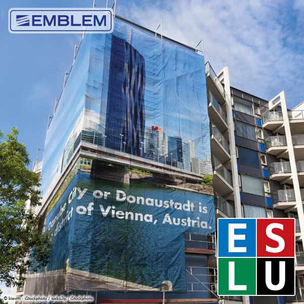 EMBLEM Solvent  Mesh HQ FR, 370 g/qm