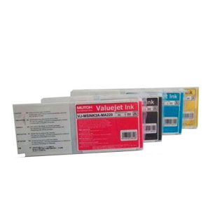 MUTOH ECO Solvent Ultra Tinten für Mutoh ValueJet VJ-1324 VJ1624 | 220 ml