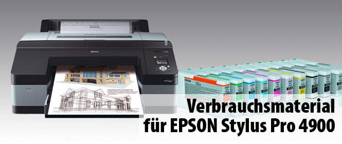 Tinten und Zubehr fr den Epson Stylus Pro 4900 Tinte 