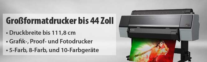 Groformatdrucker bis 112 cm Druckbreite (44 Zoll)